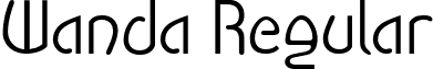 Wanda Regular font - WANDA___.ttf