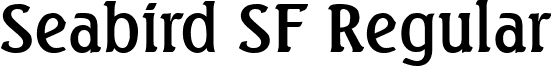 Seabird SF Regular font - seabirdsf.ttf