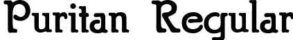 Puritan Regular font - Puritan.ttf