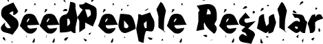 SeedPeople Regular font - seedpeople.ttf
