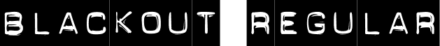 Blackout Regular font - decorative-stylisticblackout-regular.ttf