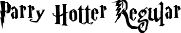 Parry Hotter Regular font - films.ParryHotter.ttf