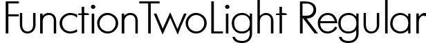 FunctionTwoLight Regular font - functiontwolight-regular.ttf