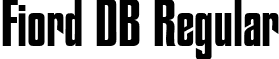 Fiord DB Regular font - fiord-regulardb.ttf