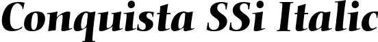 Conquista SSi Italic font - conquistassiitalic.ttf