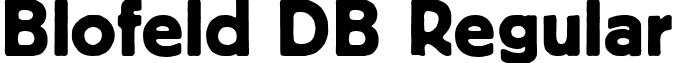 Blofeld DB Regular font - blofeld-regulardb.ttf