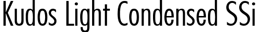 Kudos Light Condensed SSi font - kudos light condensed ssi light condensed.ttf