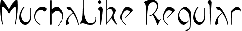 MuchaLike Regular font - MuchaLike.ttf