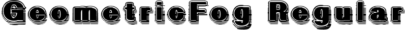 GeometricFog Regular font - GeometricFog.ttf