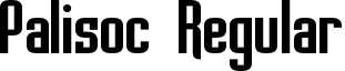 Palisoc Regular font - Palisoc.ttf