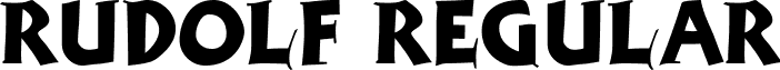 Rudolf Regular font - RUDOLF__.TTF