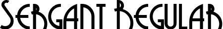 Sergant Regular font - ji-ployed.ttf