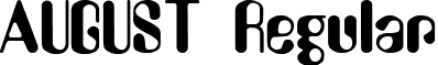 AUGUST Regular font - augustb_.ttf