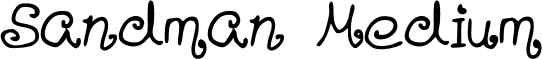 Sandman Medium font - Sandman.ttf