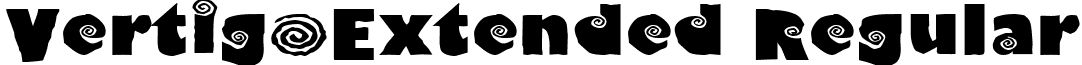 VertigoExtended Regular font - vertigoextended.ttf