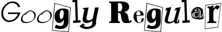 Googly Regular font - ji-frater.ttf