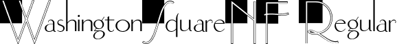 WashingtonSquareNF Regular font - washingtonsquarenf.ttf