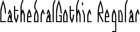 CathedralGothic Regular font - cathedralgothic.ttf