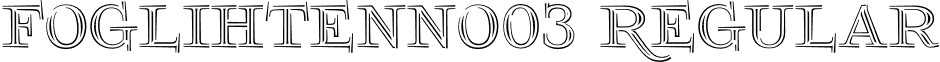 FoglihtenNo03 Regular font - FoglihtenNo03.otf