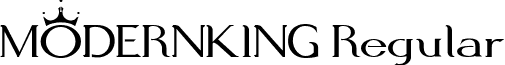 MODERNKING Regular font - ModernKingv2.ttf
