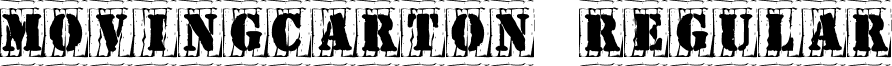MovingCarton Regular font - Moving_Carton.ttf