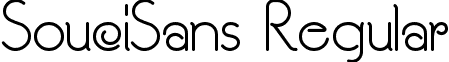 SouciSans Regular font - SOUCISAN.TTF