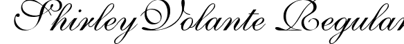 ShirleyVolante Regular font - shirleyvolante-regular.ttf