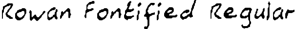 Rowan Fontified Regular font - rowan-fontified.ttf