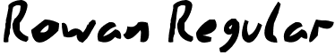 Rowan Regular font - rowan.ttf