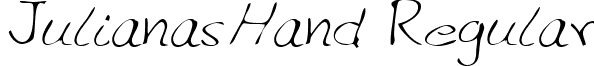 JulianasHand Regular font - handwriting-markerjulianashand-regular.ttf