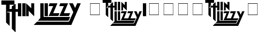 Thin Lizzy Jailbreak font - films.Lizzy.ttf