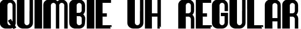 Quimbie UH Regular font - Quimbie Ultra Heavy.ttf
