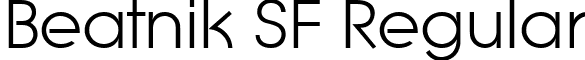 Beatnik SF Regular font - beatniksf.ttf