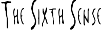 The Sixth Sense font - films.the sixth sense.ttf