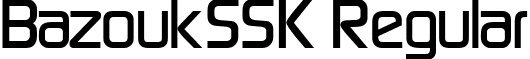 BazoukSSK Regular font - bazoukssk.ttf