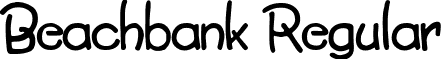 Beachbank Regular font - beachbank.ttf