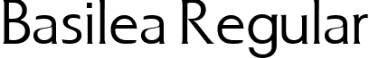 Basilea Regular font - basilearegular.ttf