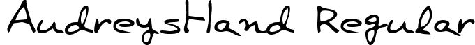 AudreysHand Regular font - handwriting-markeraudreyshand-regular.ttf