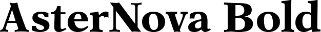 AsterNova Bold font - asternova-bold.ttf