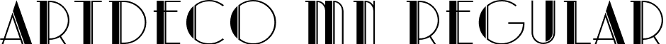 Artdeco MN Regular font - artdecomn.ttf