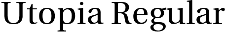 Utopia Regular font - unicode.utopia.ttf