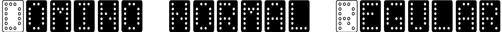 Domino normal Regular font - Domino_n.ttf