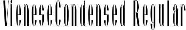 VieneseCondensed Regular font - vienesecondensed.ttf