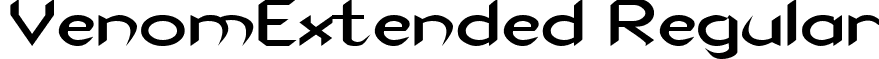 VenomExtended Regular font - venomextended.ttf