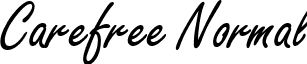 Carefree Normal font - carefree.ttf