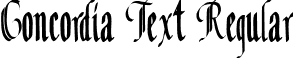 Concordia Text Regular font - unical-blackletter-medievalconcordia-text-regular.ttf