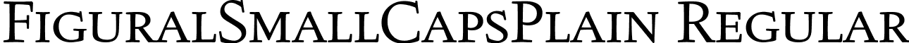 FiguralSmallCapsPlain Regular font - serif-romanfiguralsmallcapsplain-regular.ttf