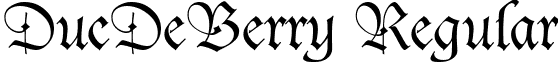 DucDeBerry Regular font - unical-blackletter-medievalducdeberry-regular.ttf