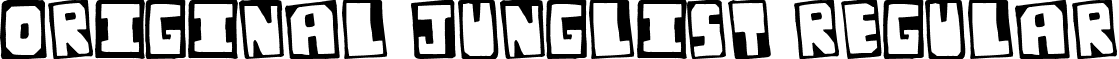 Original Junglist Regular font - Original Junglist.ttf