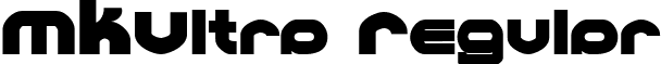 MKUltra Regular font - mkultra.ttf